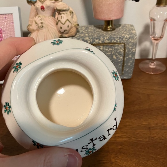 Vintage Pixieware Lipper Mann Mustard Jar - Picture 7 of 8